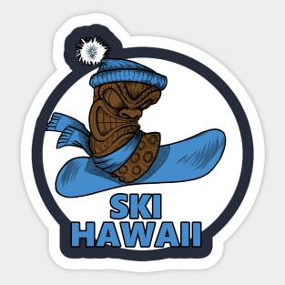 Ski Tiki Sticker